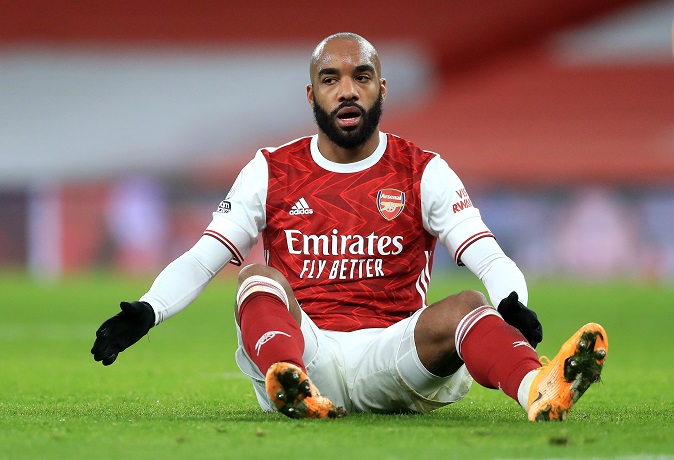 Alexandre Lacazette :(Photo by Adam Davy - Pool/Getty Images)