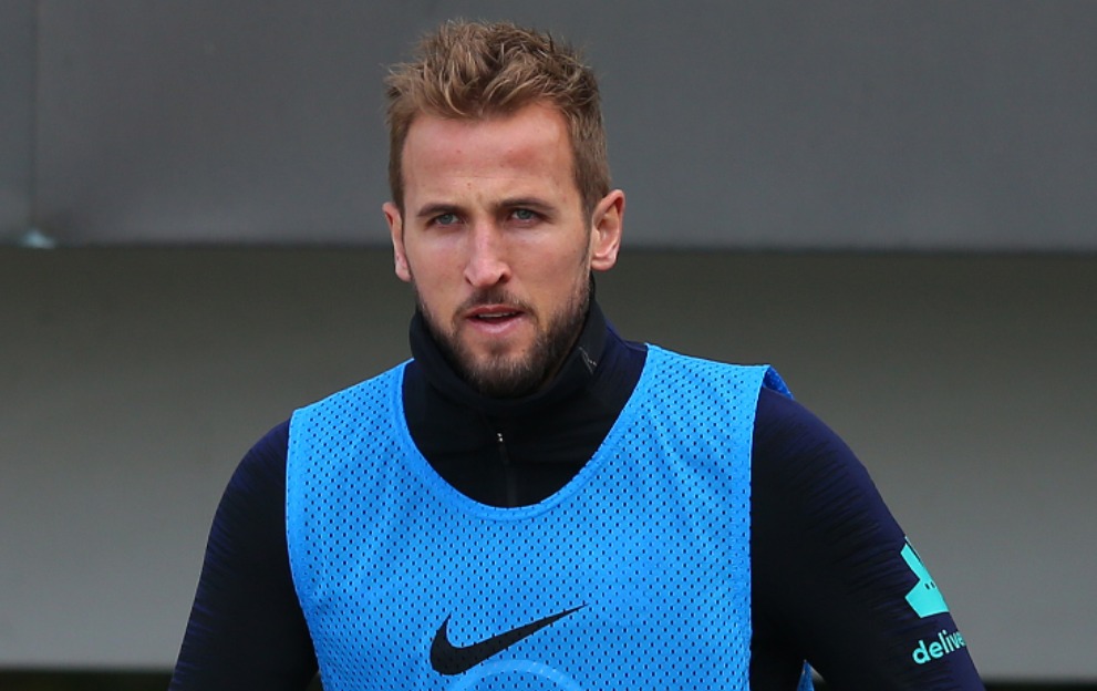 Harry Kane trong màu áo đội tuyển Anh