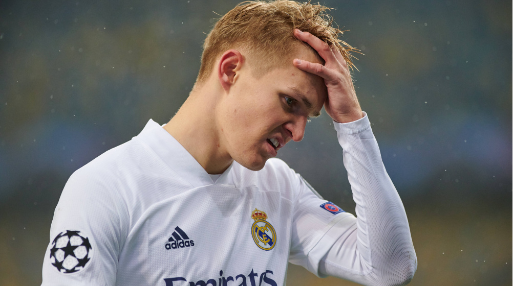 Martin Odegaard trong màu áo Real Madrid