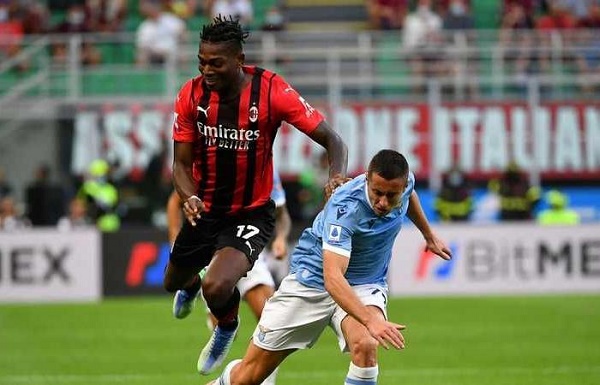 Leao ghi bàn mở tỷ số trong trận cầu tâm điểm Milan - Lazio