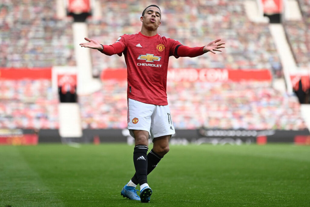 Greenwood trận Man Utd với Burnley