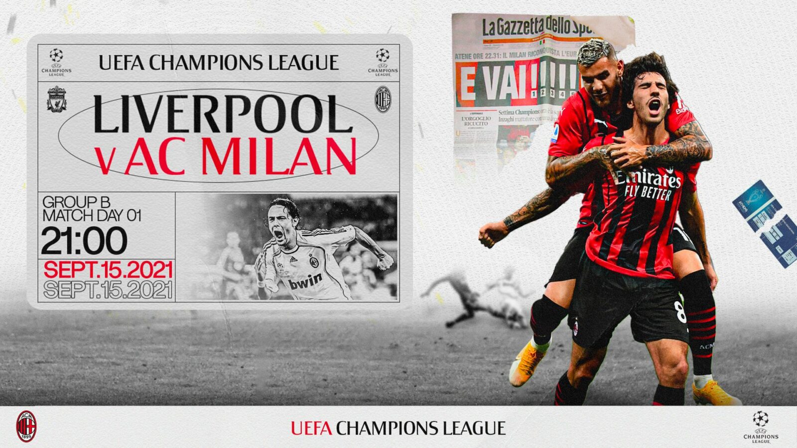 Đối đầu Liverpool AC Milan