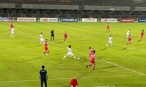 U22 Việt Nam chưa để lại nhiều dấu ấn ở trận giao hữu với U22 Tajikistan