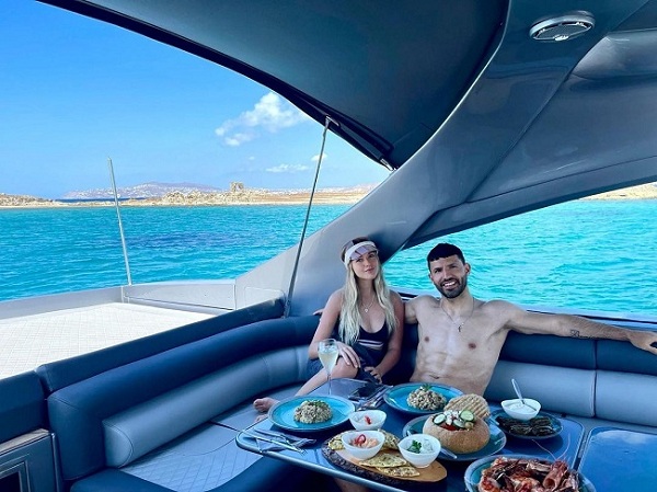 Sofia Calzetti và Sergio Aguero hạnh phúc bên nhau