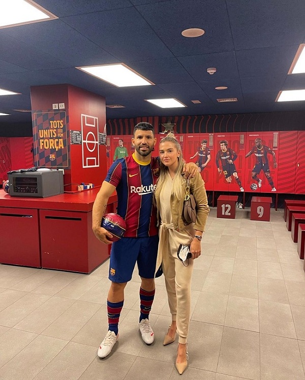 Sofia Calzetti và Sergio Aguero hạnh phúc bên nhau