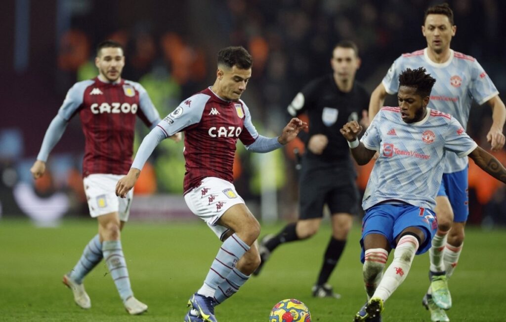 Coutinho rực sáng khiến Man United phải chia điểm trước Aston Villa