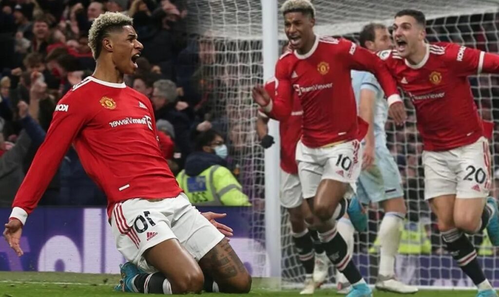 Man United trở lại top 4 nhờ bàn thắng muộn của Rashford