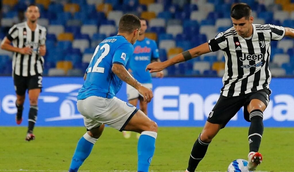 Đội khách Napoli bị đánh giá thấp hơn Juventus ở màn đọ sức này