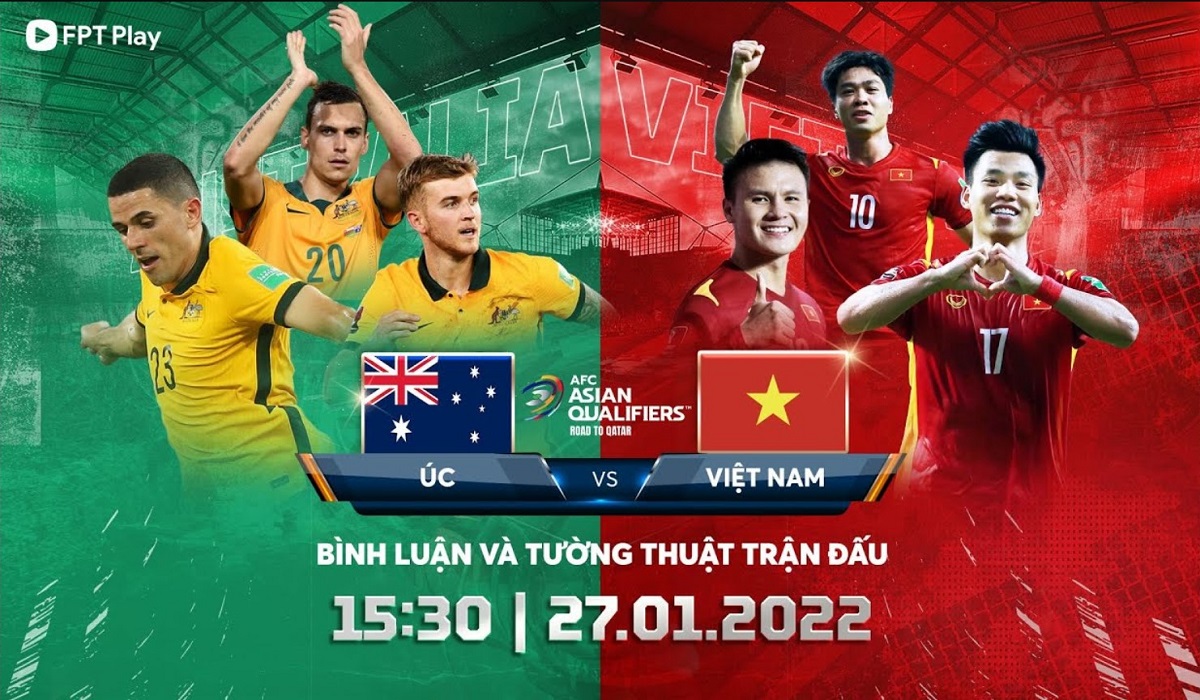 Úc vs Việt Nam, 16h10 ngày 27/01, vòng loại World Cup 2022