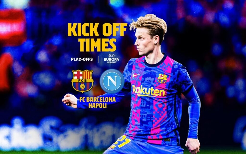 Barcelona vs Napoli là cặp đấu tâm điểm của vòng play-off Europa League