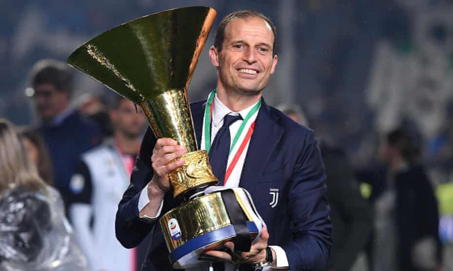 Allegri đã giành được 5 Scudetti và 4 Coppa Italia cùng Juventus