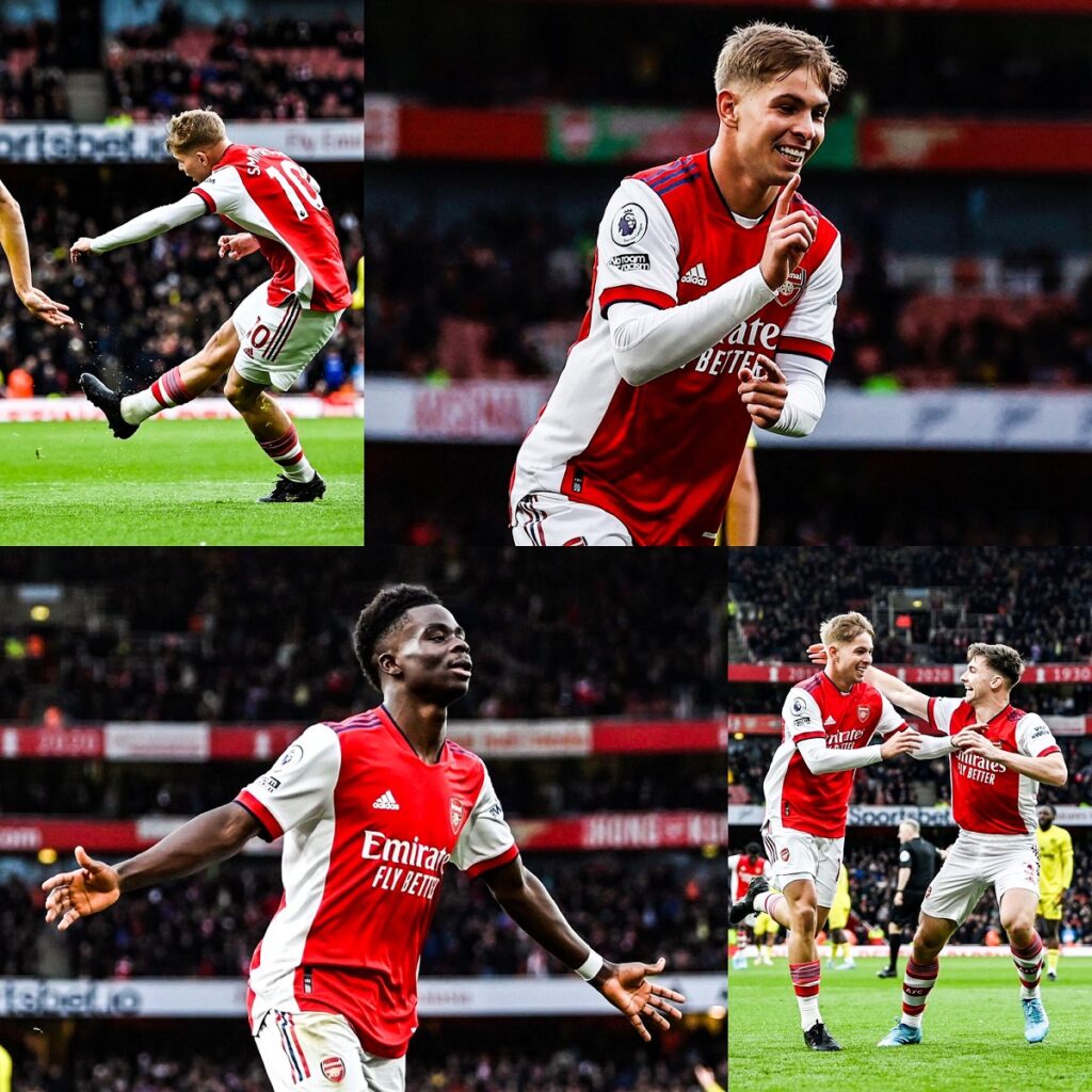 Smith Rowe và Saka giúp Arsenal đòi nợ thành công